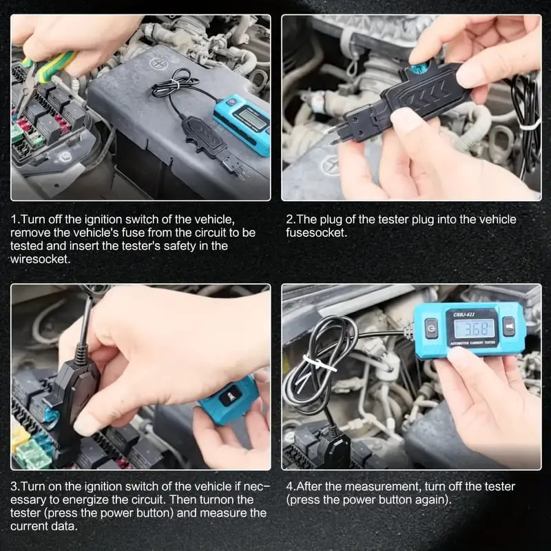 🚗✨Automotive circuit fault probe tester